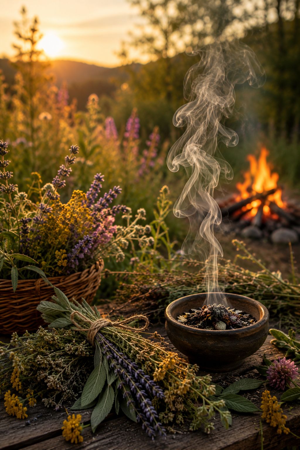 Vom Sommer ins Feuer Kräuterwanderung